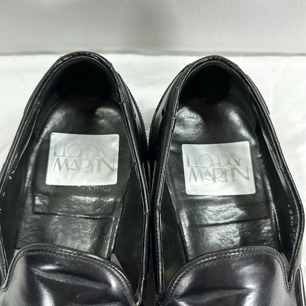Lloyd & Martin Wing Tip Tassle Dress Leather Shoes, 13A - Picture 8 of 10